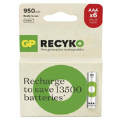 GP ReCyko HR03 (AAA) punjiva baterija, 950 mAh, 6 komada