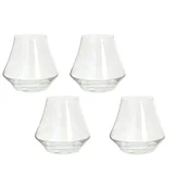 shumee KOMPLET 4 KOZARCEV Arome 290 ml 9x9 cm prozoren kozarec