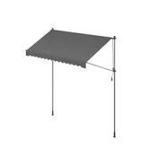 SONGMICS Nastavljiva višina tende 300x120 cm antracit, (5000275653)