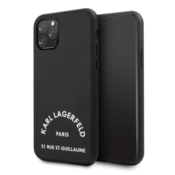Maska Karl Lagerfeld PU Leather ST Guillame za iPhone 11 Pro Max 6.5 crna (KLHCN65NYBK)