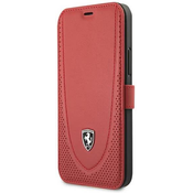 Ferrari FEOGOFLBKP12LRE iPhone 12 Pro Max 6,7 red book Off Track Perforated (FER000433)