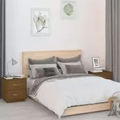 Vidaxl vidaXL Nočne omarice 2 kosa medeno rjave barve 40x34x45 cm borov les