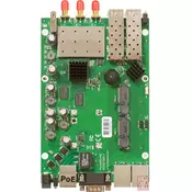 MikroTik RB953GS-5HnT, 3x Gigabit LAN/WAN+2 x SFP slota, 3x3 MIMO wireless 802.11n sa 3x RPSMA, USB, 2 x miniPCIe (3G/LTE/WiFi), 2 x SIM slot, CPU 720MHz, 128MB RAM, RouterOS L5