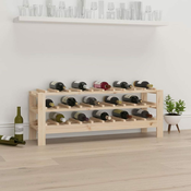 Stalak za vino 109,5x30x42 cm od masivne borovine