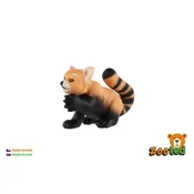 Panda rdeča zooted plastika 5cm