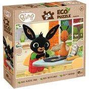 Bing in Flop pečeta piškote 24-delni Eco puzzle 70x50 cm - Lisciani