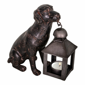 Lanterna od polyresina (visina 19 cm) Dog – Antic Line