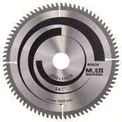 Bosch Accessories List krožne žage Multi Material, 210 x 30 x 2,5 mm, 80 Bosch 2608640445 premer: 210 x 30 mm debelina: 2.5 mm
