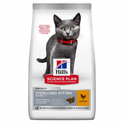 Hills Science Plan Sterilised Kitten piščanec - 10 kg