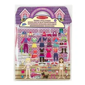 Melissa & Doug - Komplet večkrat uporabnih napihnjenih nalepk Oblačenje
