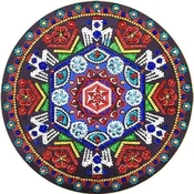 shumee Diamantno vezenje Geometrijska mandala 30x30 cm