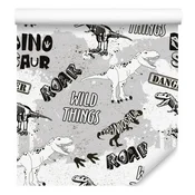 Fototapeta z dinozavri in živalmi za dnevno sobo in spalnico 50x1000 cm