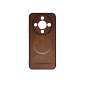 Silikonska futrola OLGE Magnetic New Feeing Honor Magic 8 Lite BRAON