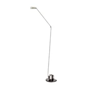LUMINA Daphine LED-stojna svetilka 3.000 K, nikljev - Študija/pisarna - Sodobni - nikelj, brušen - Kovina