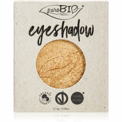 puroBIO Cosmetics Compact Eyeshadows sjenilo za oci zamjensko punjenje nijansa 24 Gold 2,5 g