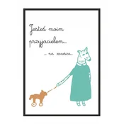 shumee PLAKAT ZA SLIKE V OKVIRJU A4 cm Friend PD029