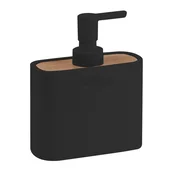 NINFEA Prostostoječi dozirnik za milo, črna/bambus - Črna - Bambus - 128x157x57 mm - Gedy - NINFEA - 24 - Dozator za milo - 128 - 157 - 57 - According to recommendation - 14