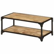 Stolic za kavu 90 x 45 x 35 cm od masivnog grubog drva manga