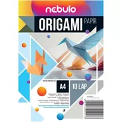 Nebulo: Origami listi v formatu A/4, 10 kosov, 80g