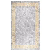 Vidaxl Pralna preproga 120x180 cm siva