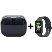 Komplet: Slušalke Samsung Galaxy Buds3 FE (R420) črna + Fit3 siva