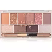MUA Makeup Academy Elysium Remastered paleta senčil za oči 10 barv duo 17 g