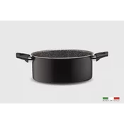 Piardi Home Šerpa sa poklopcem 24 cm, Crna
