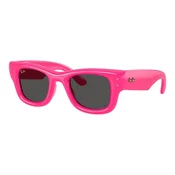 Ray-Ban x A$AP Rocky Wayfarer Puffer Naocare za sunce 0RB4940 683287, Cetvrtaste, Roze