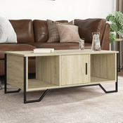 Stolic za kavu boja hrasta 100 x 51 x 40 cm konstruirano drvo