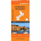 Languedoc-Roussillon - Michelin Regional Map 526