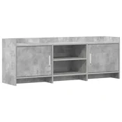 Vidaxl TV omarica 130 x 33 x 47 cm Betonsko siva Inženirski les