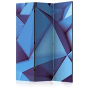 artgeist Paravan Royal Blue, 3-Delni, Dvostranski
