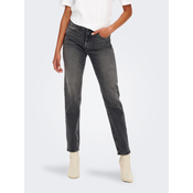 Only  Mom-jeans ONLEMILY STRETCH HW ST AK DNM CRO614  Siva