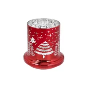 Tognana LED sveca Christmas Starry, 10 cm, Crvena