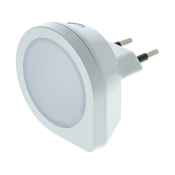 LED Orientacijska svetilka s senzorjem LED/0,4W/230V bela
