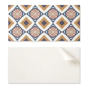 shumee Samolepilne vinilne ploščice s potiskom geometrijskega vzorca s krogi 10x40x20 cm