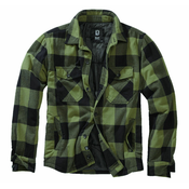 Moška jakna BRANDIT - Lumberjacket - 9478-black+oliv Gingham