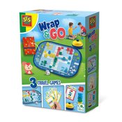 SES Potovanje z igrami Wrap&Go - Ludo - Kvartet - Hitri bloki, (21333316)
