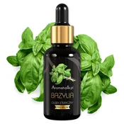 Eterično olje bazilike ORGANSKO 100 % naravna aromaholična olja 30 ml