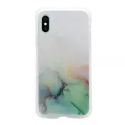 Maska Water Spark za iPhone X/ XS transparent tirkiz