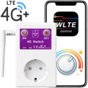 EE Termostat z daljinskim upravljanjem za vtičnice SC1-WLTE-TVCX 4G GSM