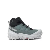 Salomon Trekking čevlji Crosstrak Waterproof L47570400 Zelena