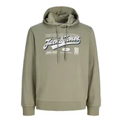 JACK & JONES Majica mornarska/žad/bela