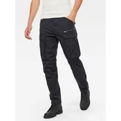 G-Star Raw Hlače iz tkanine Rovic D02190-5126-6484 Črna Tapered Fit
