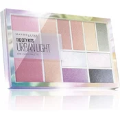 Maybelline The City Kits Urban Light paleta senčil za oči + rdečilo za lica + osvetljevalec 12 g
