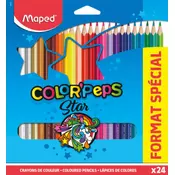 MAPED DRVENE BOJICE COLOR PEPS 18+6