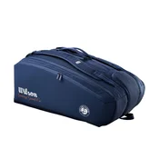 Torba za loparje Wilson Roland Garros 2026 Super Tour Session de Soirée 15PK Navy/Clay