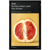 Vita Sticker Gummy Sheet Mask - Maschera in tessuto illuminante - 27 ml