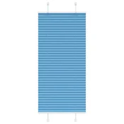 Plisirana zavjesa Plava 65x100 cm Širina tkanine 64,4 cm Poliester