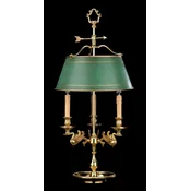 Casa Padrino luxury baroque table lamp french gold/antique green A� 38 x H. 83 cm - Magnificent baroque style desk lamp - Noble & magnificent - Luxury quality - Made in Italy